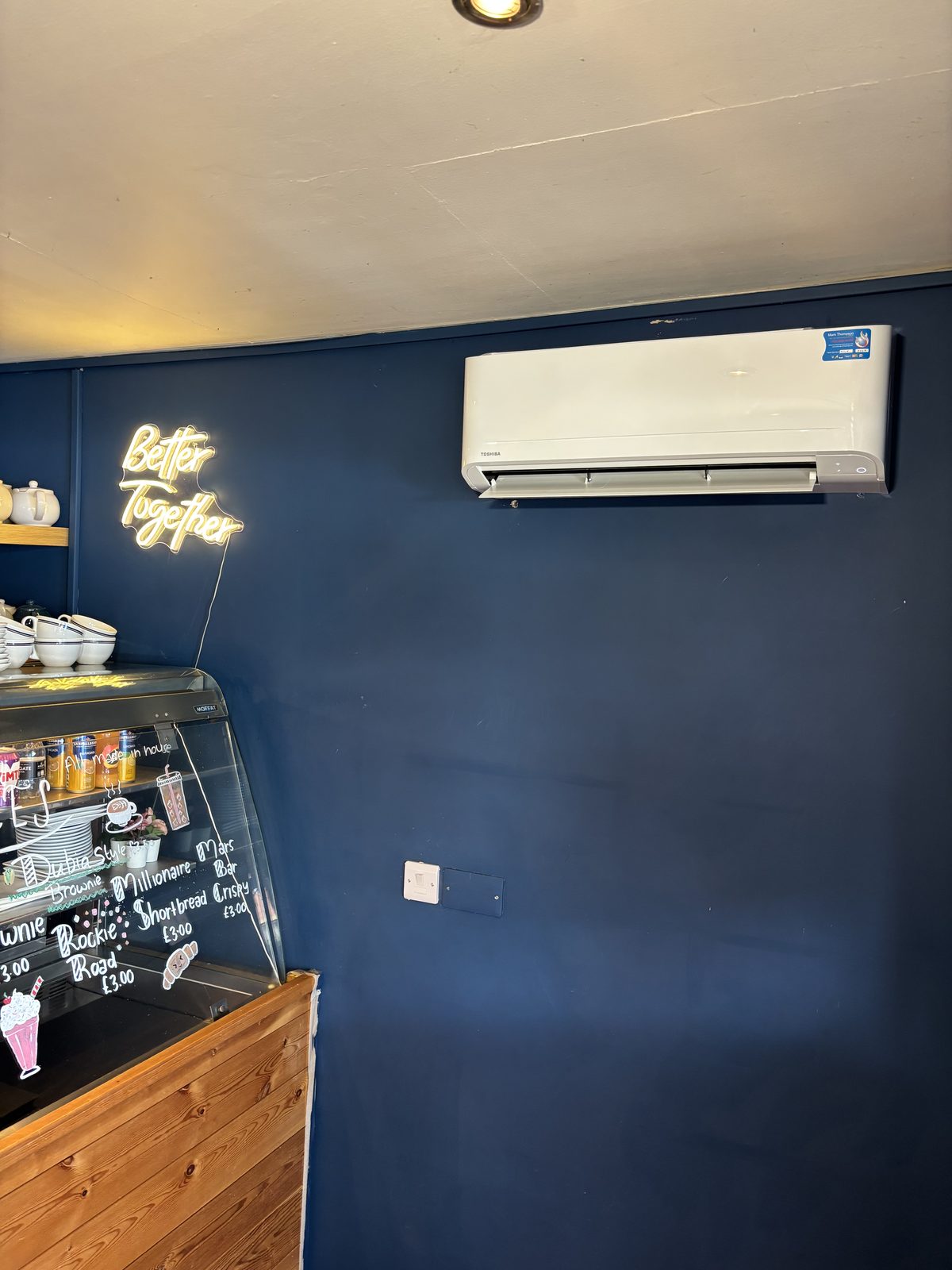 Cafe Air Conditioning Installation in Yorkshire Crust